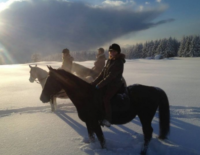  Weekend a cavallo sulla neve